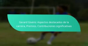 Gerard Givens: Aspectos destacados de la carrera, Premios, Contribuciones significativas